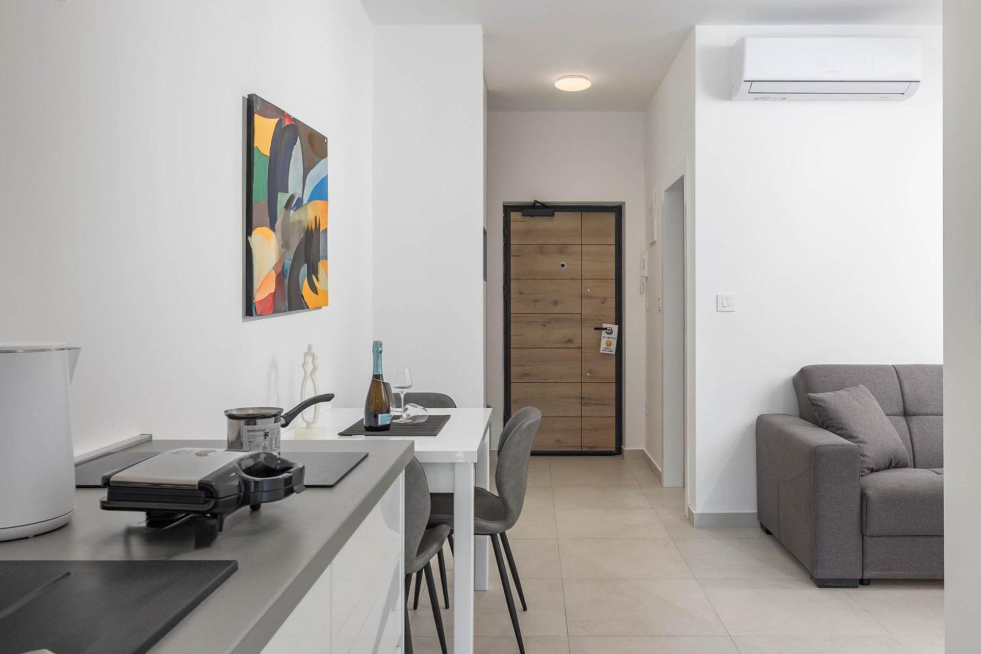 Seafront Villa Andrijana - Happy Rentals Plomin Exterior photo